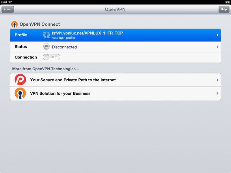 for apple instal OpenVPN Client 2.6.5